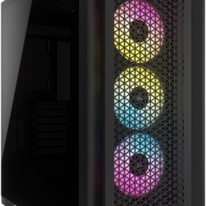  1 - Корпус Corsair iCUE 5000D RGB AirFlow Tempered Glass Black (CC-9011242-WW) без БЖ