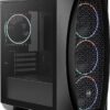 Корпус AeroCool Aero One Mini Eclipse-G-BK-v1 (ACCS-PB18143.11) Black без БЖ