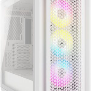  6 - Корпус Corsair iCUE 5000D RGB AirFlow Tempered Glass White (CC-9011243-WW) без БЖ