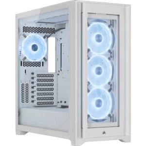  3 - Корпус Corsair iCUE 5000X RGB QL Tempered Glass White (CC-9011233-WW) без БЖ