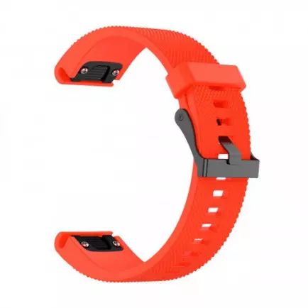  9 - Ремінець для Garmin QuickFit 20 Dots Silicone Orange (QF20-STSB-ORNG)