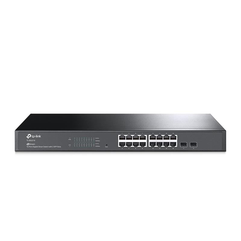  7 - Комутатор TP-Link TL-SG2218 (16xGE, 2xSFP, Веб интерфейс)