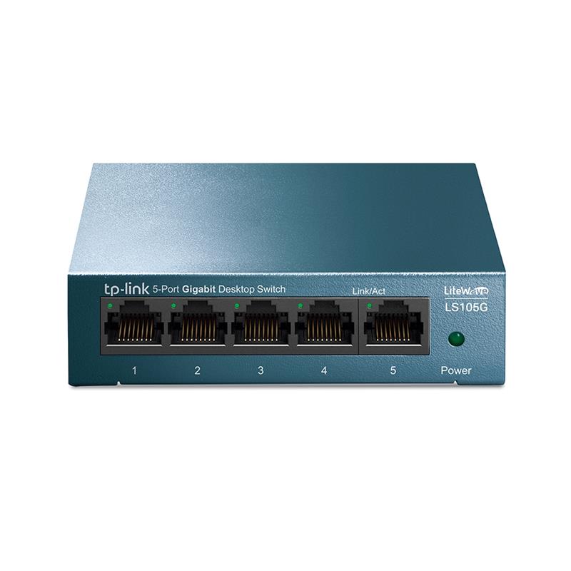  6 - Комутатор TP-Link LS105G (5хGE, метал)