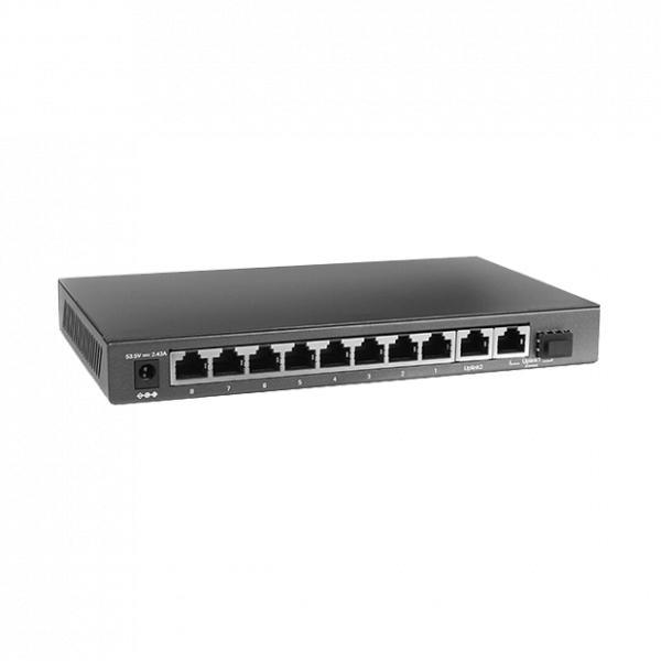  3 - Комутатор TP-Link TL-SG1210MPE (9хGE PoE+, 1xSFP/GE, 1xGE, max PoE 123W, EasySmart)