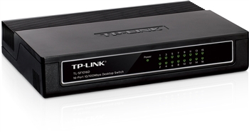  6 - Комутатор TP-Link TL-SF1016D (16х10/100 Мбит, настільний)