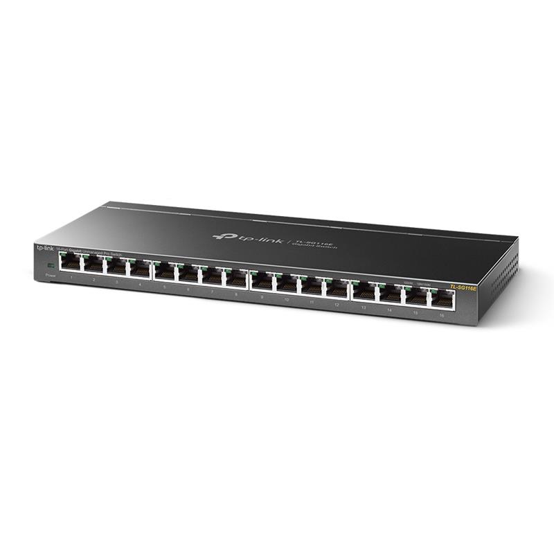  4 - Комутатор TP-Link TL-SG116E (16xGE, настільний, метал, easysmart)