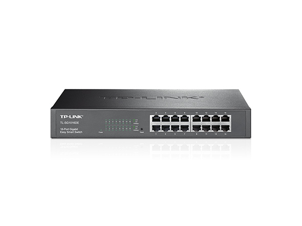  3 - Комутатор TP-LINK TL-SG1016DE (16хGE, метал, easysmart)