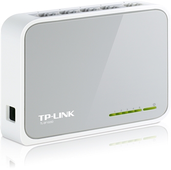  7 - Комутатор TP-Link TL-SF1005D (5х10/100 Мбит, настільний)