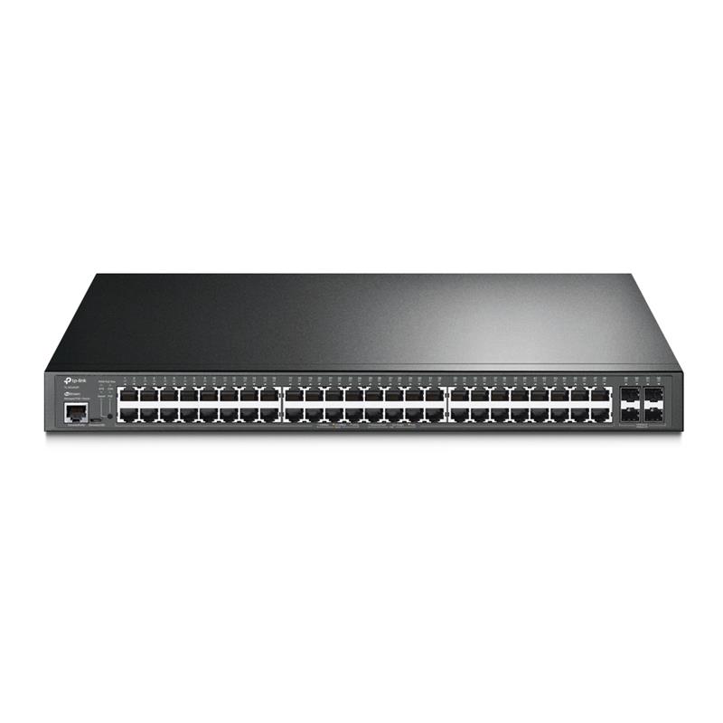  2 - Комутатор TP-LINK TL-SG3452P 48xGE/PoE+384W 4xGE SFP L2  JetStream 19" 1U