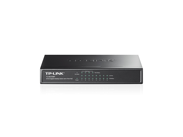  5 - Комутатор TP-Link TL-SG1008P (4xGE, 4xGE PoE, PoE max 53w)