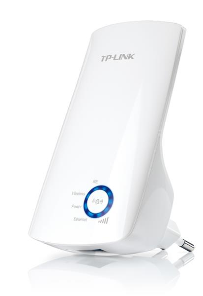  4 - Точка доступу TP-Link TL-WA850RE (300Mbps, 100мВт, 2,4Ghz, вбудовані антени, підсилювач бездротового сигналу, 1 порт RJ-45)