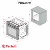 Духова шафа електрична Perfelli PERLA 6M7 INOX