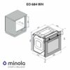 Духова шафа електрична Minola EO 684 WH