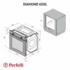 Духова шафа електрична Perfelli DIAMOND 6D8L INOX