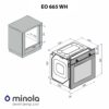 Духова шафа електрична Minola EO 665 WH