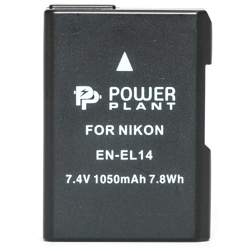  2 - Акумулятор PowerPlant Nikon EN-EL14 Chip 1050mAh (DV00DV1290)