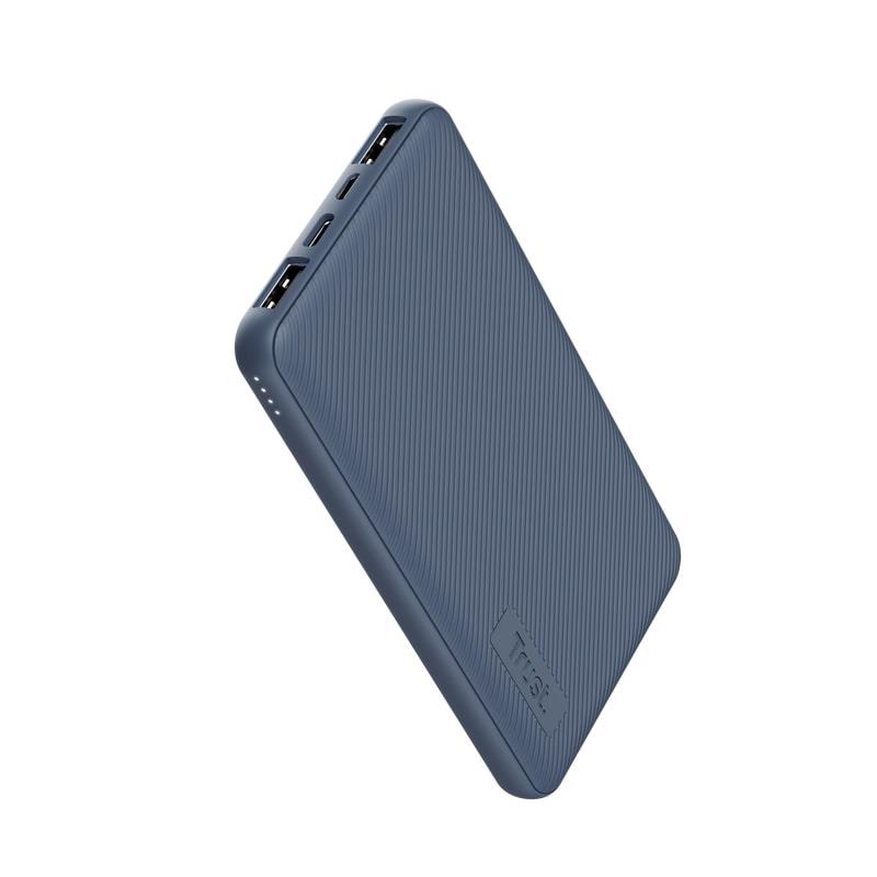  4 - Акумулятор портативний літій-іонний Trust Primo ECO 10000 mAh Blue