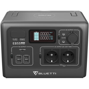  6 - Зарядна станція BLUETTI EB55 Portable Power Station 700W 537Wh (PB930340)