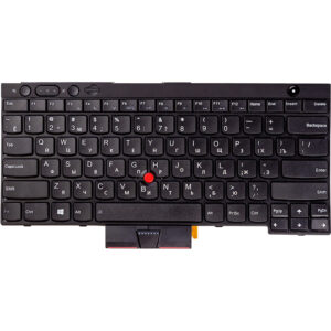  4 - Клавіатура для ноутбука LENOVO Thinkpad T430, L430, X230 чорний, чорний фрейм