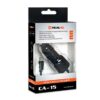 Автомобільний зарядний пристрій REAL-EL CA-15 (2USB, 2.1A) Black + кабель microUSB