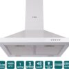 Кухонна витяжка VENTOLUX LAZIO 60 WH (1000) LED