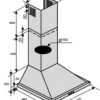 Кухонна витяжка VENTOLUX LIDO 50 INOX (700)