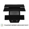 Витяжка декоративна похила Perfelli DNS 6482 D 850 BL LED