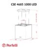 Витяжка острівна Perfelli CSE 4685 I 1000 LED