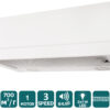 Кухонна витяжка VENTOLUX GARDA 60 WH (700) LED