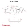 Витяжка плоска Perfelli PL 6144 BR LED