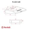 Витяжка плоска Perfelli PL 6022 BL LED