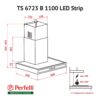 Витяжка декоративна Т-подібна Perfelli TS 6723 B 1100 WH LED Strip