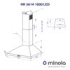 Витяжка купольна Minola HK 5614 WH 1000 LED