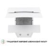 Витяжка декоративна похила Perfelli DNS 6482 D 850 WH LED