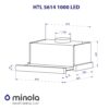 Витяжка телескопічна Minola HTL 5614 I 1000 LED