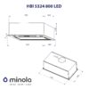 Витяжка повно вбудована Minola HBI 5324 I 800 LED