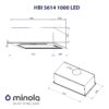 Витяжка повно вбудована Minola HBI 5614 WH 1000 LED