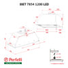 Витяжка повно вбудована Perfelli BIET 7854 I 1200 LED