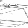 Витяжка Вбудована INTERLINE LINE BL A/60 GL/PB