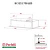 Витяжка повно вбудована Perfelli BI 5252 I 700 LED