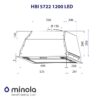 Витяжка повно вбудована Minola HBI 5722 I 1200 LED