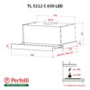 Витяжка телескопічна Perfelli TL 5212 C WH 650 LED