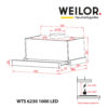 Витяжка телескопічна WEILOR WTS 6230 BL 1000 LED Strip