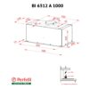 Витяжка повновбудована Perfelli BI 6512 A 1000 BL LED