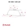 Витяжка повно вбудована Perfelli BIS 5884 BL 1200 LED