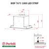 Витяжка повно вбудована Perfelli BISP 7673 WH 1000 LED Strip