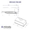 Витяжка повно вбудована Minola HBI 5223 I 700 LED