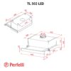 Витяжка телескопічна Perfelli TL 502 WH LED