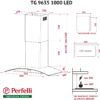 Витяжка декоративна зі склом Perfelli TG 9635 I 1000 LED