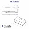 Витяжка повно вбудована Minola HBI 5025 WH LED